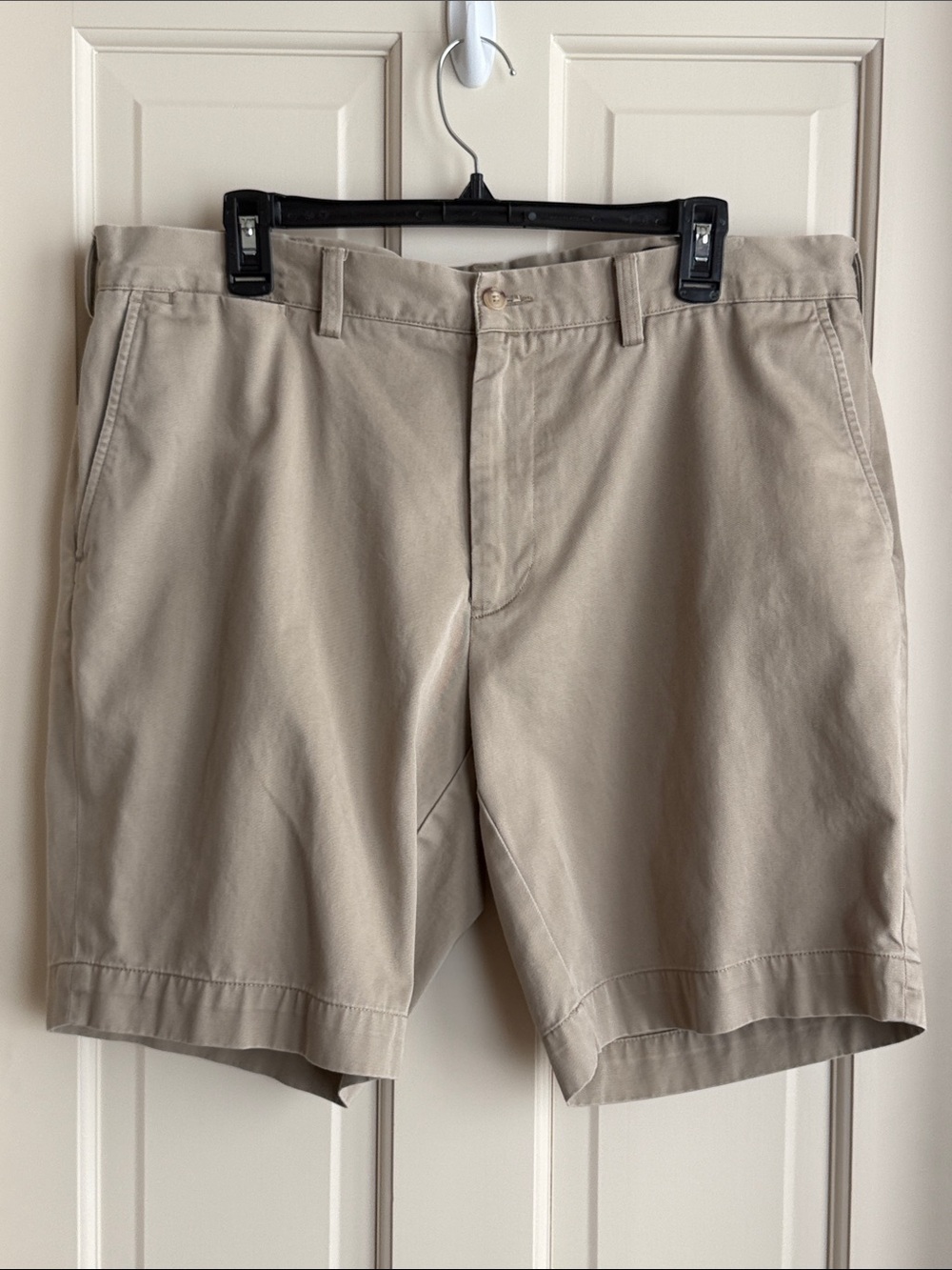 Polo by Ralph Lauren Men's Flat Front Khaki Shorts - Light Tan